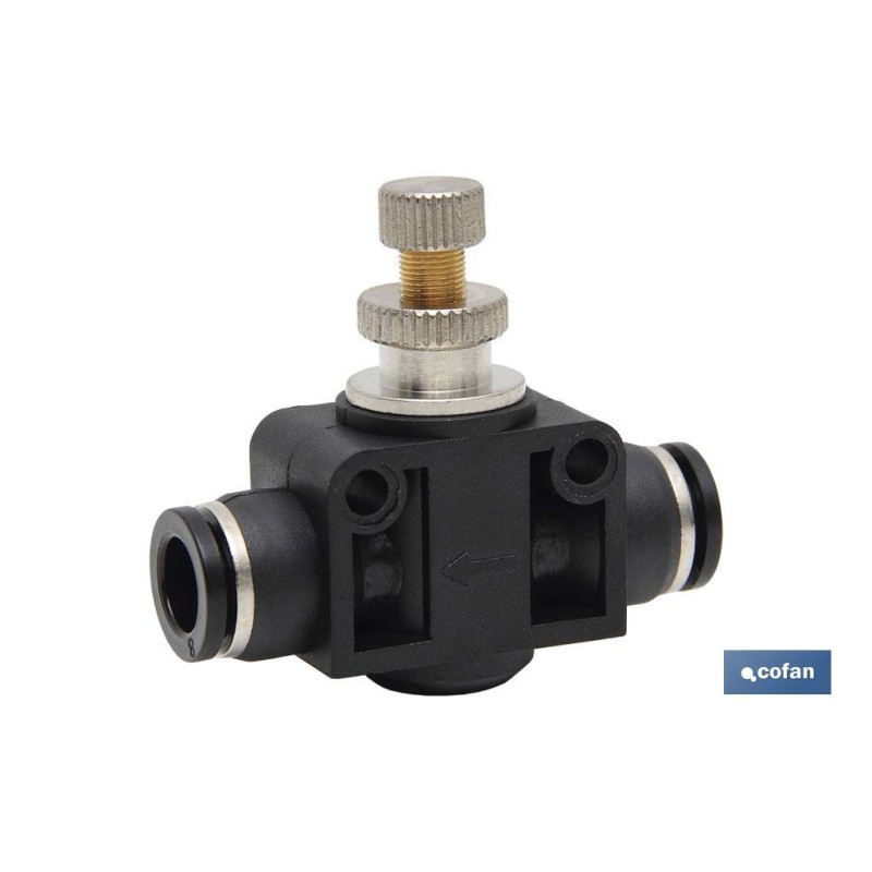 Regulador de Caudal en linea Tubo-Tubo