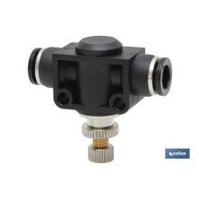 Regulador de Caudal en linea Tubo-Tubo