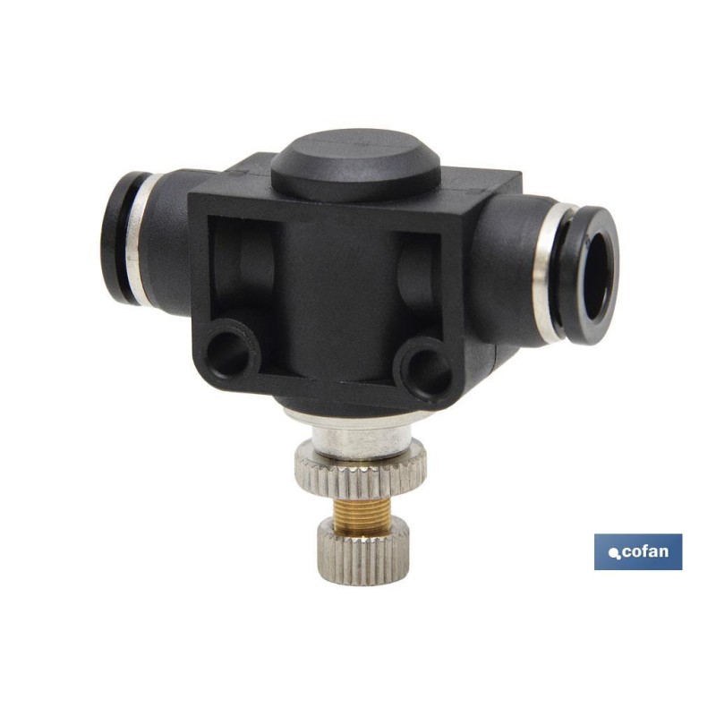 Regulador de Caudal en linea Tubo-Tubo