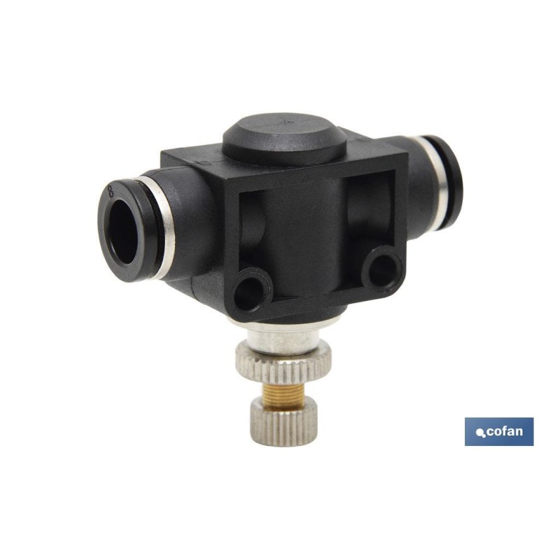 Regulador de Caudal en linea Tubo-Tubo