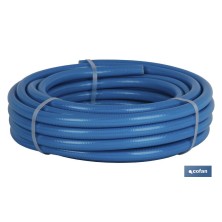 Manguera | Modelo Thunder | 3 capas tricotadas | Fabricada en PVC | Color Azul