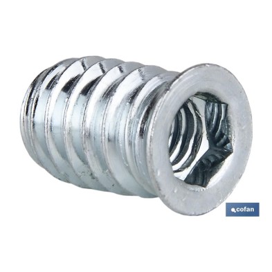 Tuerca Embutida de Hierro Zincada