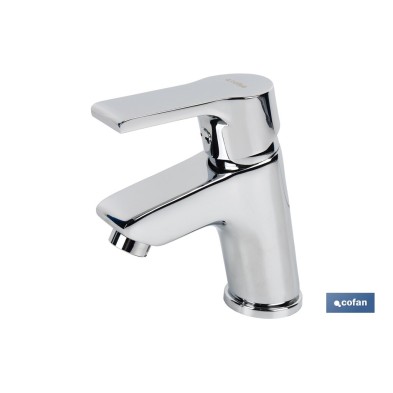 Grifo para Lavabo Monomando | Modelo Ross | Fabricado en Latón | Medidas 13 x 11 x 4.5 cm