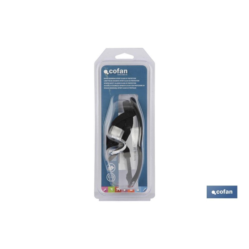 Gafas protectoras de seguridad transparentes | Resistente a arañazos | Mayor seguridad en bricolaje y soldadura, entre otros