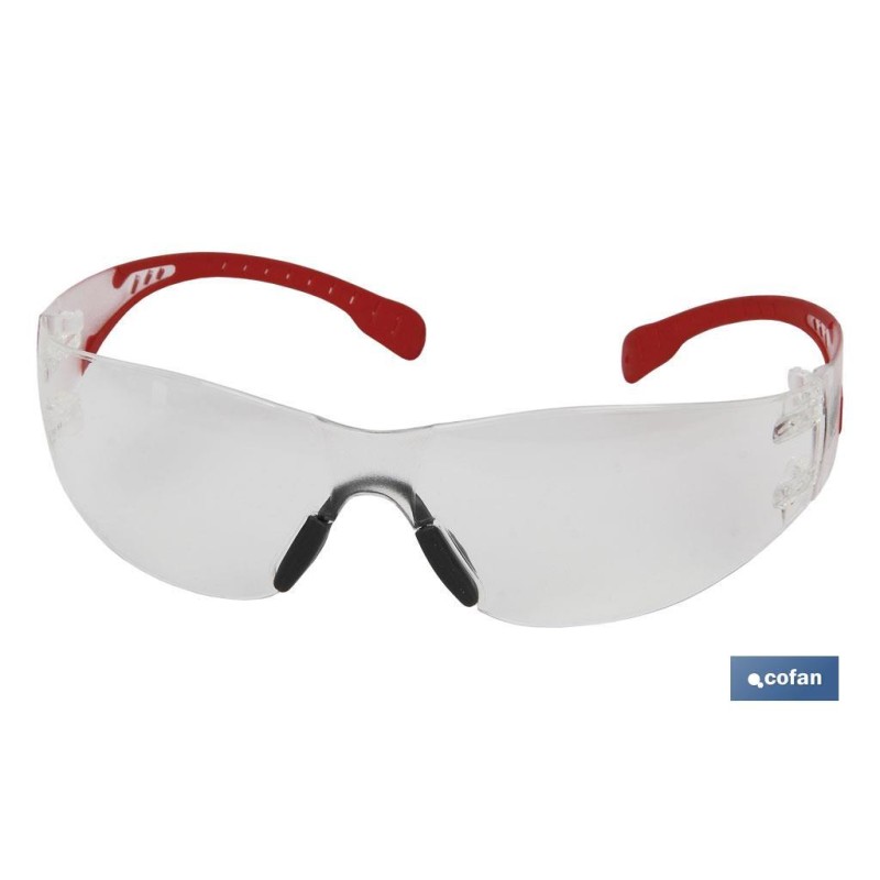 Gafas protectoras de seguridad super ligeras | Con lente clara | Mayor protección y seguridad en el trabajo
