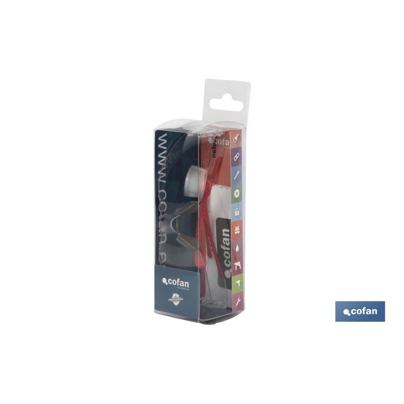 Gafas protectoras de seguridad super ligeras | Con lente clara | Mayor protección y seguridad en el trabajo