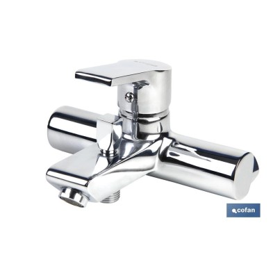 Grifo para Bañera Monomando | Modelo Ross | Fabricado en Latón | Medidas 13 x 11 x 18 x 3 cm