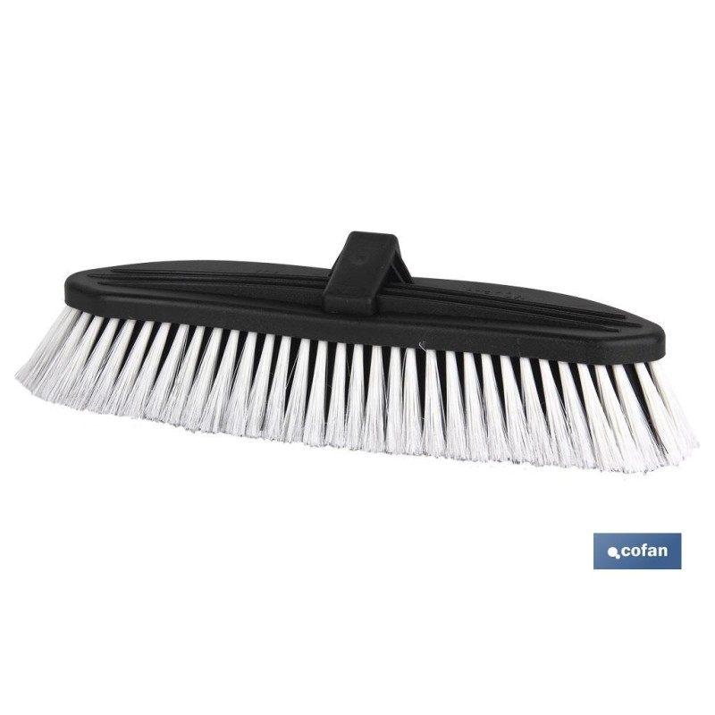 Cepillo para lavar coches profesional | Con canal de agua | Fabricado en PVC