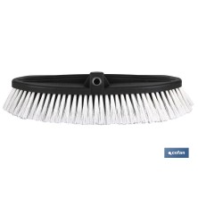 Cepillo para lavar coches profesional | Con canal de agua | Fabricado en PVC