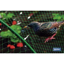 Malla Anti pájaros | Fabricado en Polietileno | Protege frutas, plantas, verduras o jardines | Tejida de polietileno