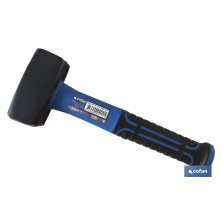 Maceta o maza cuadrada | Con mango de fibra de vidrio | Disponible en 1 kg y 1,5 kg