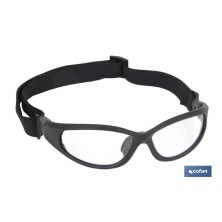 Gafas de seguridad acolchadas | Protección 4 en 1 | Lentes con recubrimiento duro