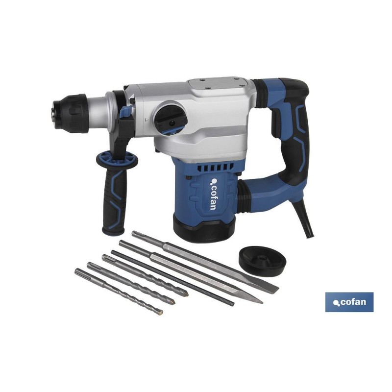 Taladro martillo perforador |1500W SDS Plus| Martillo perforador anclaje 1500W
