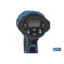 Pistola de aire caliente LCD digital display 2000W |Temperatura regulable 50 hasta 650°| Pantalla digital