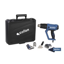 Pistola de aire caliente LCD digital display 2000W |Temperatura regulable 50 hasta 650°| Pantalla digital