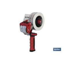 Precintadora de Cinta Adhesiva | Para cintas de hasta 50 mm de ancho | Mango bimaterial