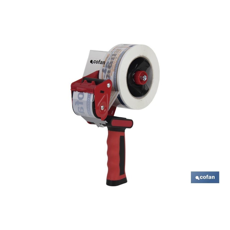 Precintadora de Cinta Adhesiva | Para cintas de hasta 50 mm de ancho | Mango bimaterial