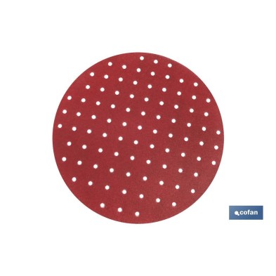 Disco Lija Microperforado con Velcro