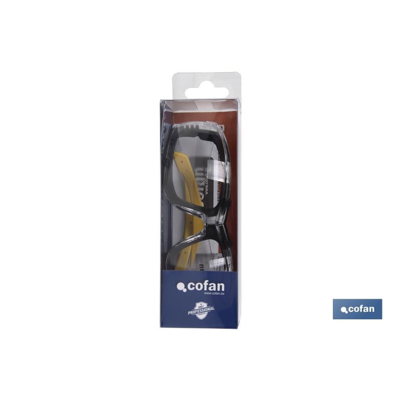 Gafa de Seguridad Acolchada con Foam Removible