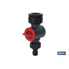 Conector con filtro de agua ajustable