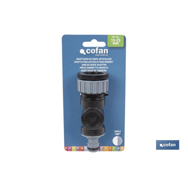 Conector flexible para riego