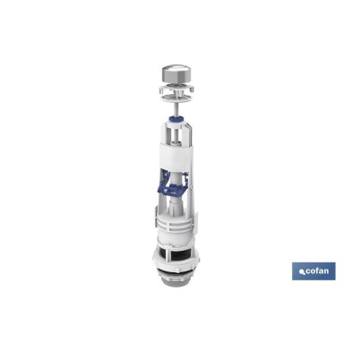 Cofan Descargador para WC | Modelo Candaba | Mecanismo Interrumpible | Descargador Universal