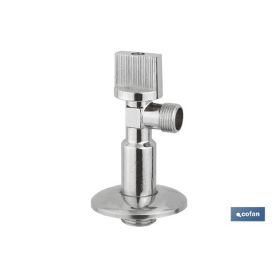 Set de 2 Válvulas de Escuadra | Medidas: 1/2 x 3/8  Cierre y Apertura 1/4 de Vuelta | Fabricada en Latón CW617N