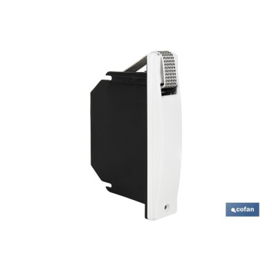 Recogedor de persianas compacto | Cinta en varios colores y embellecedor | Medidas de cinta 5,5 metros de longitud