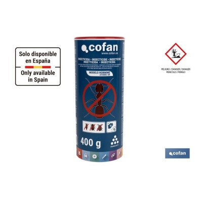Insecticida para Hormigas | Micro granulado | Bote de 400 g