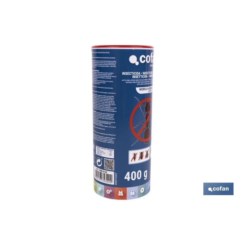 Insecticida para Hormigas | Micro granulado | Bote de 400 g