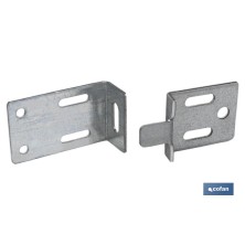 Set Colgador de Escuadra para Espejos | Medida: 30 mm | Acero Galvanizado