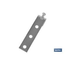 Gancho con Tonillo Regulador | Acabado Zincado | Para Todo Tipo de Mobiliario