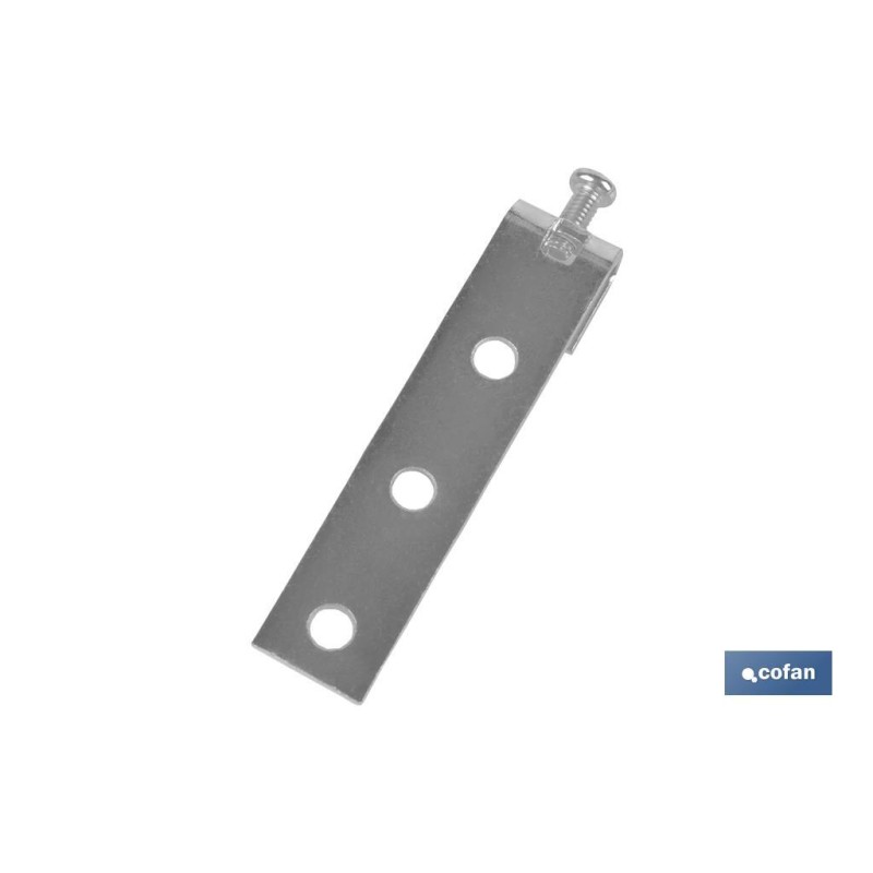 Gancho con Tonillo Regulador | Acabado Zincado | Para Todo Tipo de Mobiliario