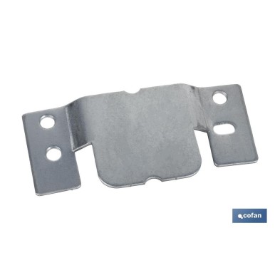 Chapa de Anclaje | Unir partes de Mobiliario Pesado | Medidas: 100 x 47 mm