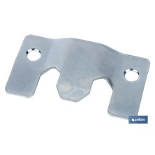 Chapa de Anclaje Zincada | Medida: 60 x 35 mm | Para unir con fuerza