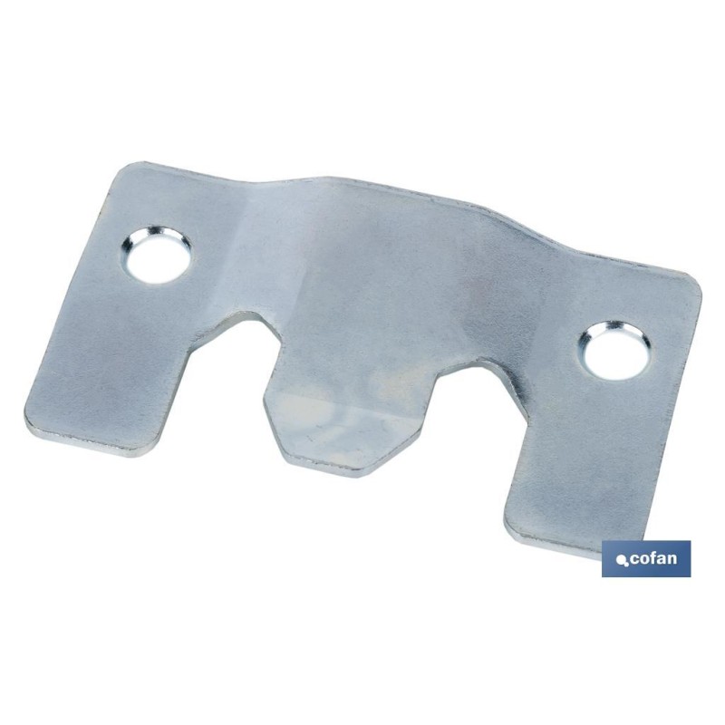 Chapa de Anclaje Zincada | Medida: 60 x 35 mm | Para unir con fuerza
