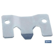 Chapa de Anclaje Zincada | Medida: 60 x 35 mm | Para unir con fuerza