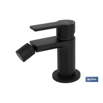 Grifo Monomando para Bidé | Color Grifería Negra | Cartucho de 25 mm