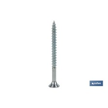 Tornillo rosca madera | Pozidrive DIN Zincado 7505A | Diferentes medidas