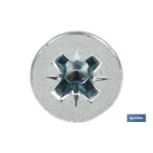 Tornillo rosca madera | Pozidrive DIN Zincado 7505A | Diferentes medidas