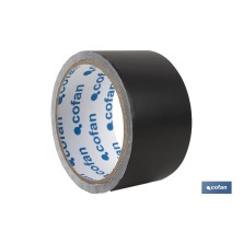 Cinta Adhesiva de Aluminio 30 Micras| Color Negro | Medida: 50 mm x 10 m