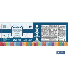 Pintura a la tiza chalk paint | Adecuada para restauración y decoración de muebles | Diferentes capacidades | Varios colores