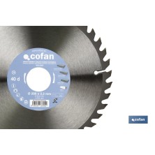 Hoja de sierra ingletadora | Disco de corte para madera | Variación de dientes | Diferentes medidas