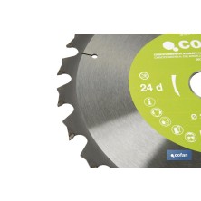 Hoja de sierra ingletadora | Disco de corte para madera y metal | Diferentes dientes: 24, 28 y 32 | Varias medidas