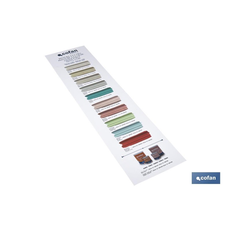 Carta de 10 Colores para Pintura a la Tiza | Muestrario de Chalk Paint