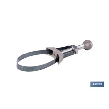 Llave de filtro de aceite con fleje de acero | Diámetros disponibles: Ø65 y Ø105 mm