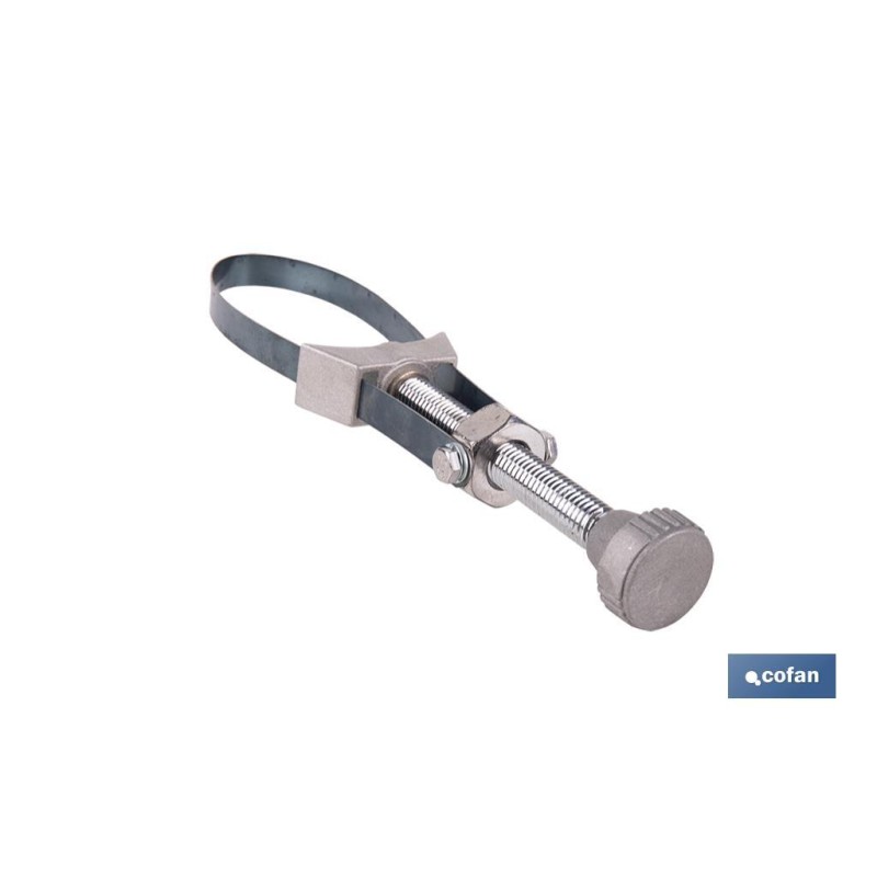 Llave de filtro de aceite con fleje de acero | Diámetros disponibles: Ø65 y Ø105 mm