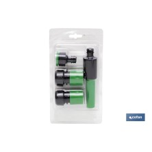 Kit de Manguera Flexolátex Translúcida | Diferentes Medidas y Diámetros | Con Accesorios