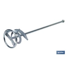 Varilla mezcladora | Accesorio mezclador M14 | Adecuada para mezclar pintura, barniz o masilla | Longitud: 600 mm | Disponible e