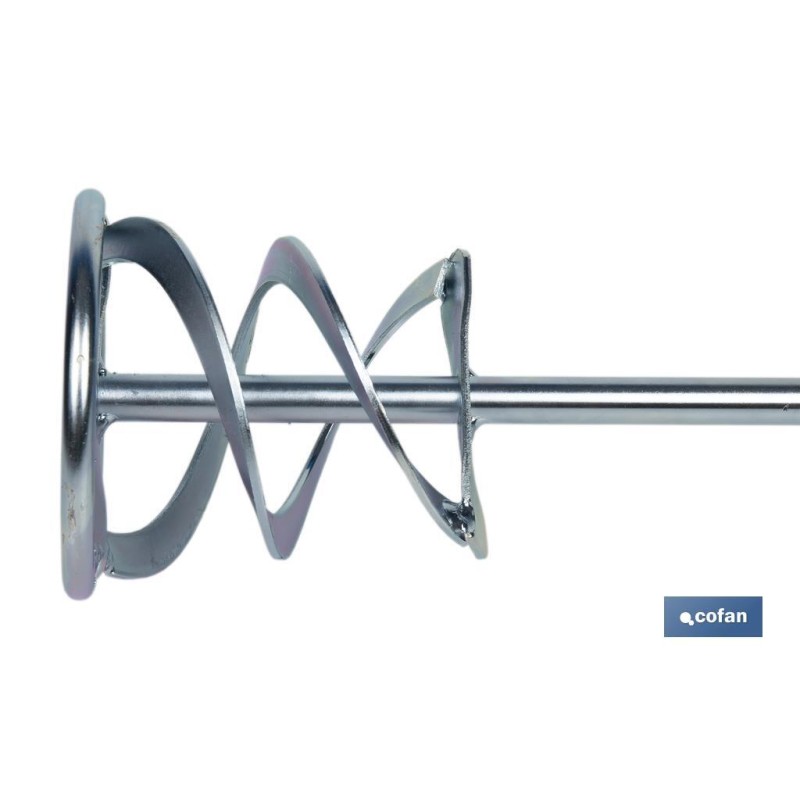 Varilla mezcladora | Accesorio mezclador M14 | Adecuada para mezclar pintura, barniz o masilla | Longitud: 600 mm | Disponible e